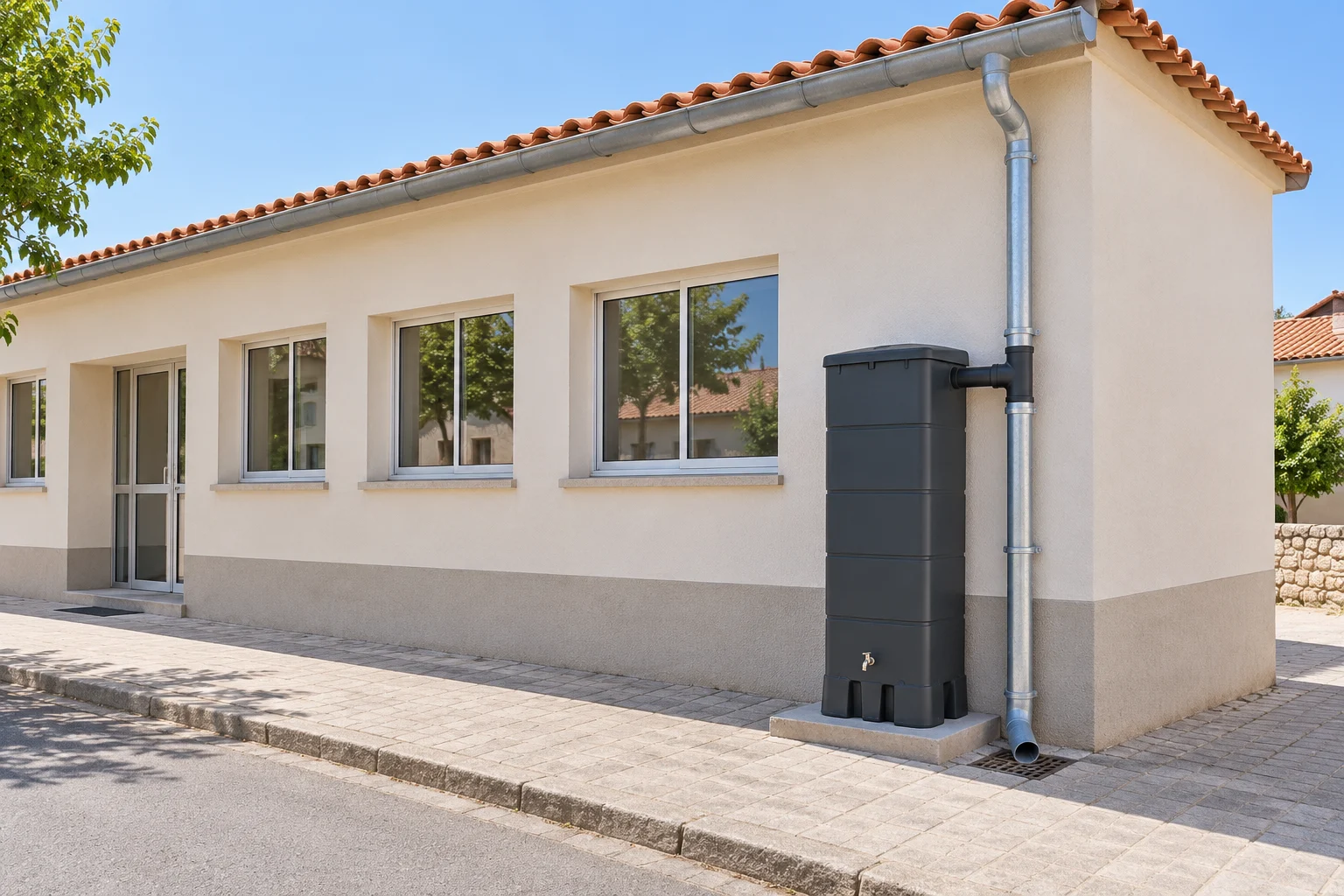 Depósitos de agua pluvial en Zamora